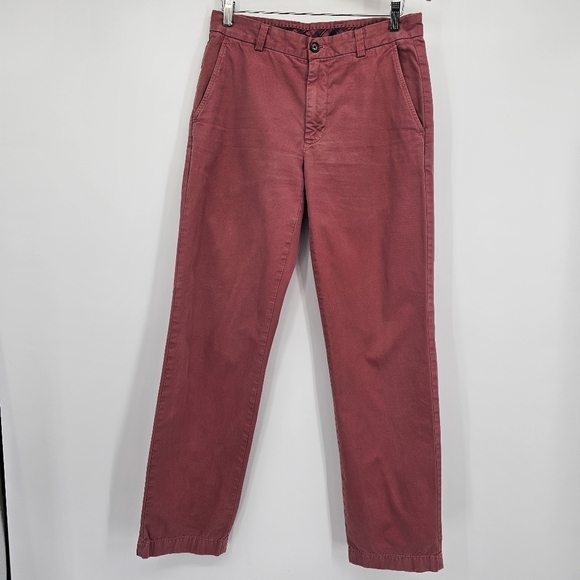 Brooks Brothers Other - Brooks Brothers Clark Chino Flat Front Mauve Cotton Pants Mens 31x32